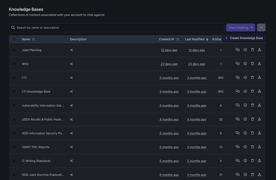 Classification Dropdown